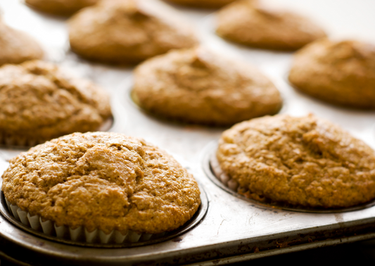 Apfel/Bananen Dinkelmuffins