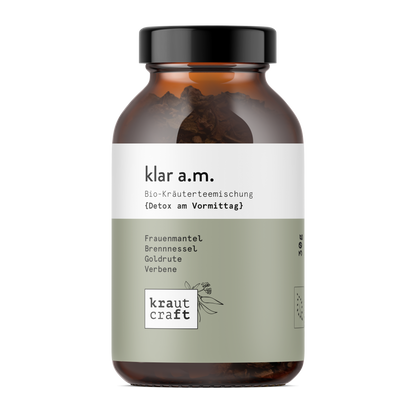 klar a.m. Bio-Kräuterteemischung {Detox am Vormittag}